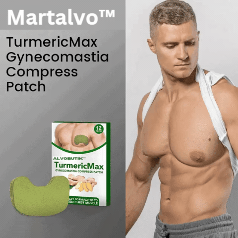 Martalvo™  TurmericMax Compress laastari gynekomastiaan🍃💪