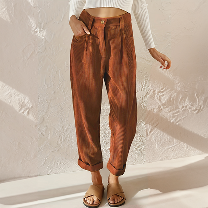 Casual Corduroy Pants