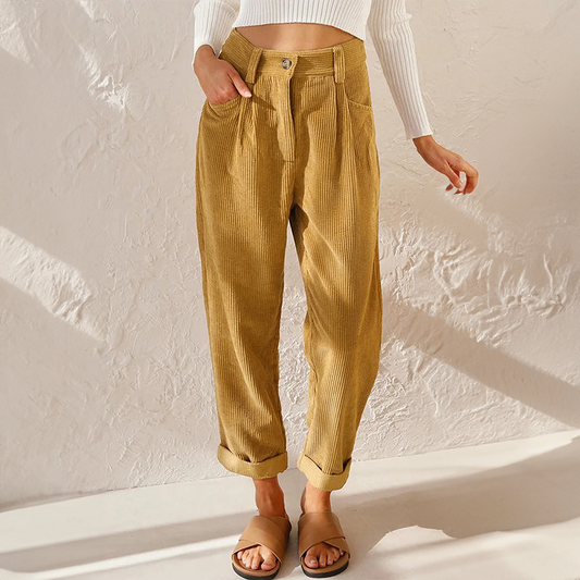 Casual Corduroy Pants